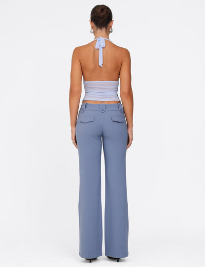 KITTIE PANT - BLUE : STEEL BLUE