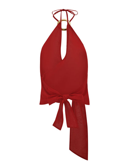 INDIGO TOP - RED