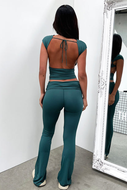 Lioness Uno Tie Top - Jungle Green