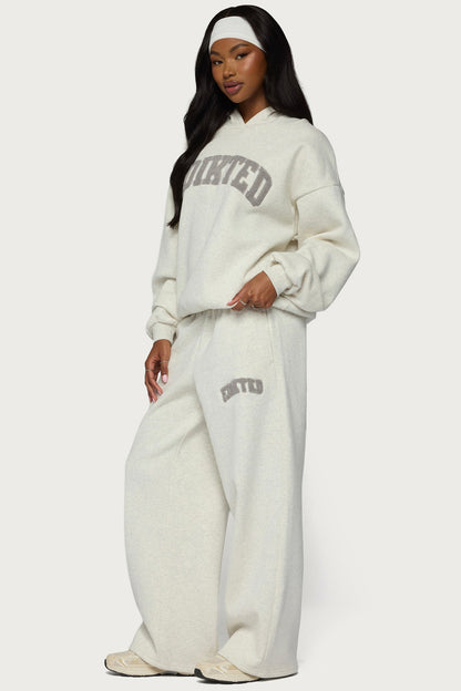 Edikted To You Wide Leg Sweatpants